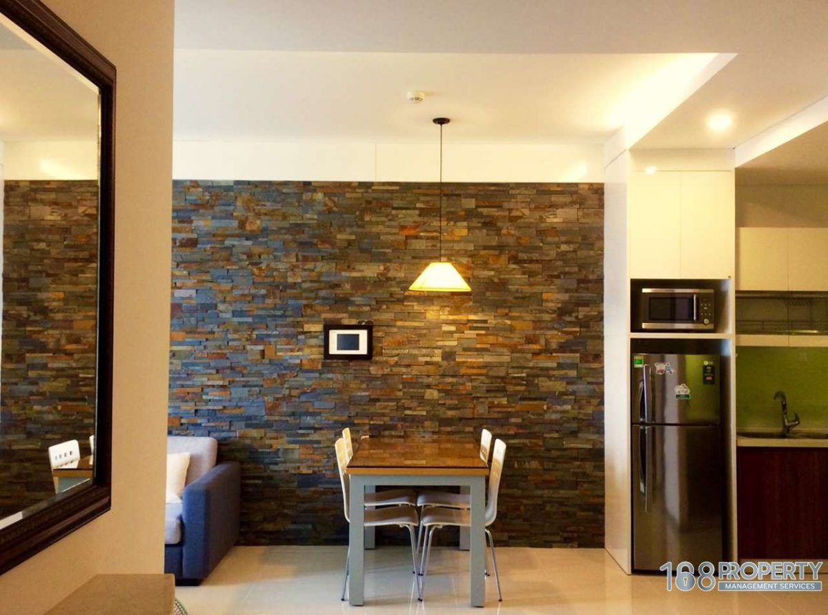 Rustic Design Two Bedroom Apartment For Rent In Thao Dien Pearl