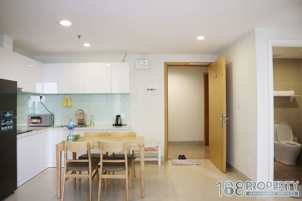 Cozy style 01 bedroom apartment Masteri Thao Dien high floor – Pool view