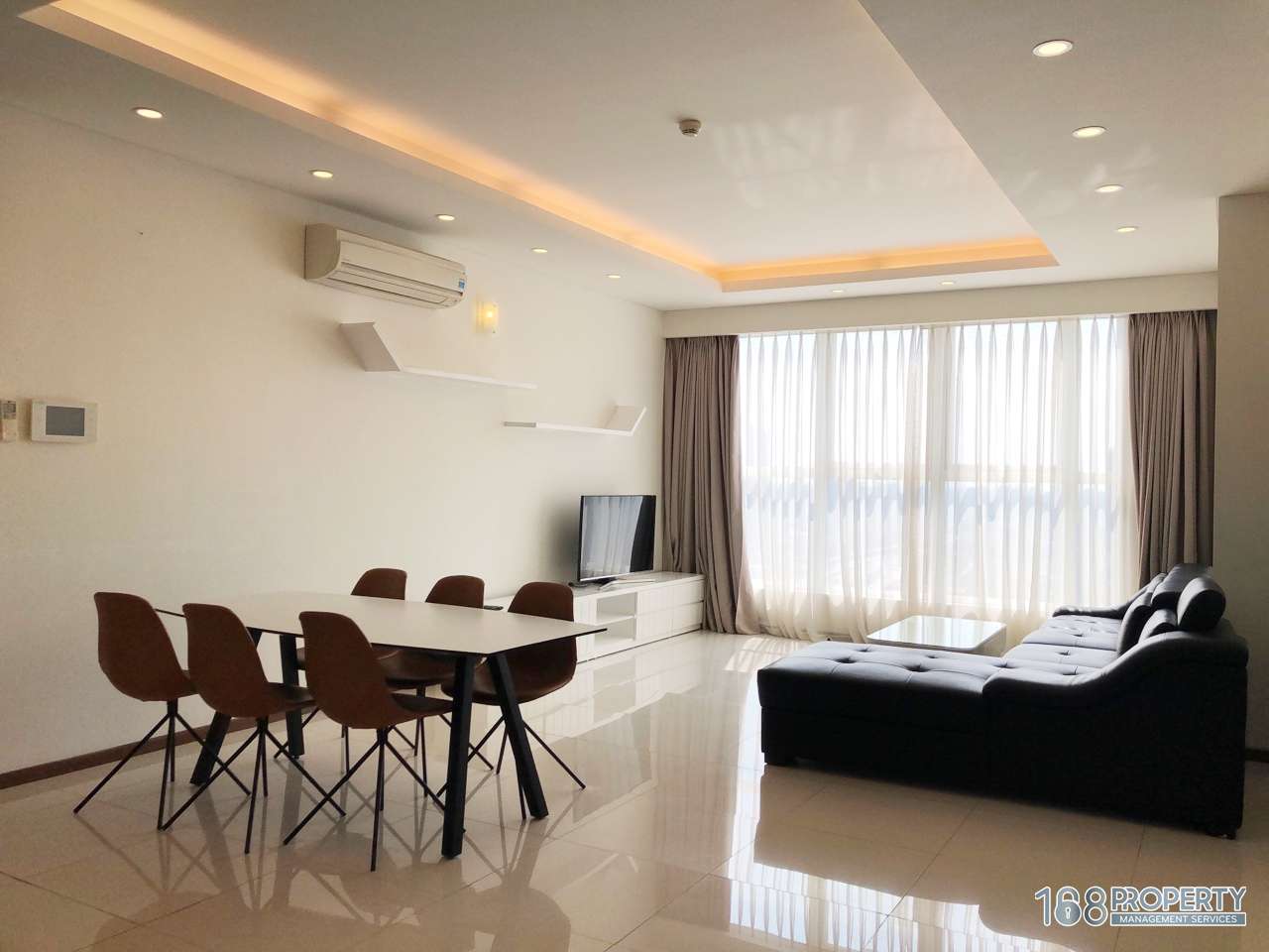 Thao Dien Pearl 03Br apartment fully furnished with nice river view and city view